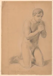 Studie für "Kommunion der Kranken", 1844