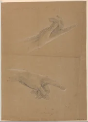 Studie für "Frühe Christia", 1839–40