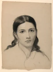 Die Frau des Künstlers Sophie, 1853