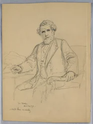 Studie für Porträt von Charles J. Martin