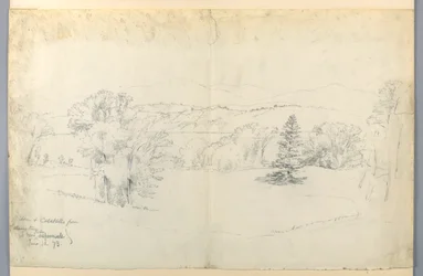 Der Hudson River und die Catskills von Barrytown