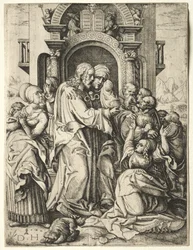 Christus nimmt Abschied von seiner Mutter