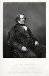 John Campbell, 1. Baron Campbell, britischer liberaler Politiker und Anwalt, um 1880