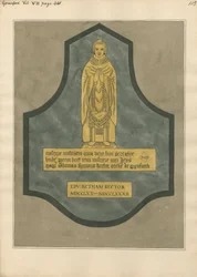 Messingplatte für Thomas Symons aus der Kirche von Greenford