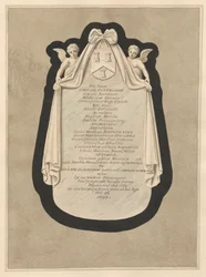 Gedenkstätte für Carous Scarburgh aus der Kirche von Cranford