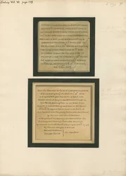 Denkmal für John Bowman und Edward Vaughen aus der Kirche von Ealing