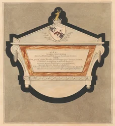 Denkmal für Maria Whitfield aus der Kirche von Bedfont
