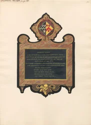 Gedenkstätte für Mary Heigham aus der East Ham Kirche