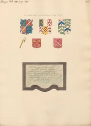 Altes Buntglas im Chanel-Fenster, auch Denkmal für Reverend Anthony Hilton aus Hayes