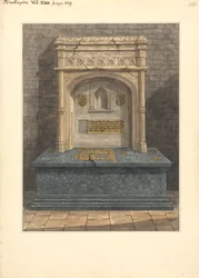 Grab von Gregory Lovell und seiner Frau Anne, Harlington Kirche