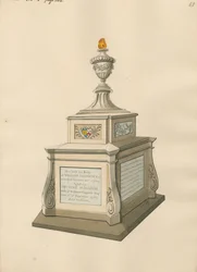 Grab von William Hogarth und Mrs. Jane Hogarth aus Chiswick