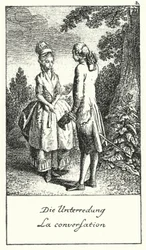 Das Gespräch (Gravur)