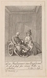 Blatt 1 zu Aug. von Kotzebues „Die Indianer in England“
