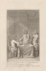 Blatt zu den „Mémoires [...] des réfugiés“, fünfter Band