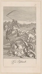 Fischweib, Blatt 5 der Folge „Der Totentanz“