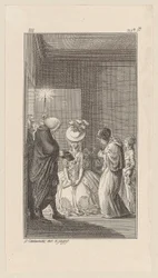 Lady Vincent bei Lady Brunk, Whitefield und ein Geistlicher treten ein