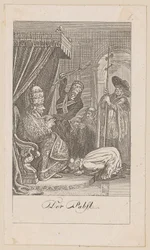 Papst, Blatt 6 der Folge „Der Totentanz“