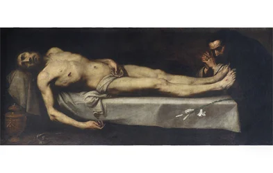 Der tote Christus und Heiliger Dominikus de Guzmán
