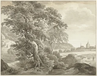 Landschaft nach Ruisdael