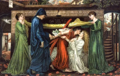 Dante Alighieri trifft Beatrice, ca. 1900