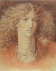 Kopf einer Frau, genannt Ruth Herbert, 1876