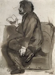Tennyson liest "Maud", 1855