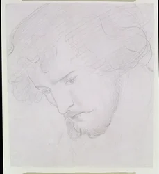 Der Same Davids - Studie für David, 1859-1862