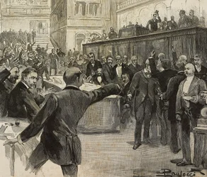 Kontroverse in der Abgeordnetenkammer nach dem Bericht des Ausschusses der Sieben zur Untersuchung der Bankverantwortlichkeiten, 23. November