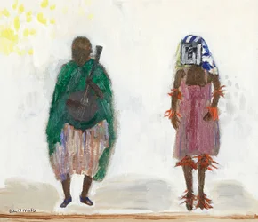 Musiker und Tänzer aus Senegal