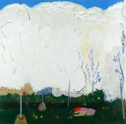 Virginia Frühling, Hartriegel und Judasbäume