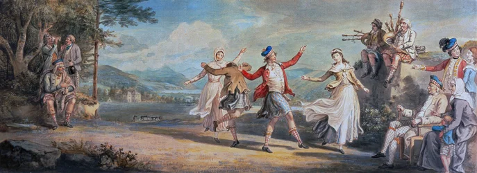 Ein Highland-Tanz