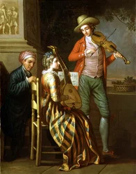 Eine neapolitanische Musikgesellschaft, ca. 1775