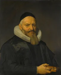 Porträt von Anthony de Wale (1573-1639). Professor der Theologie an der Universität Leiden