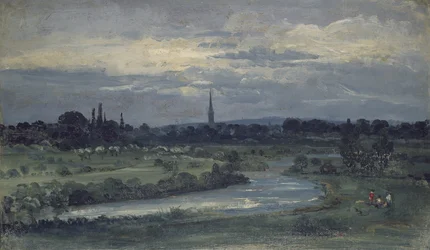 Blick von Pugins Haus in der Nähe von Salisbury