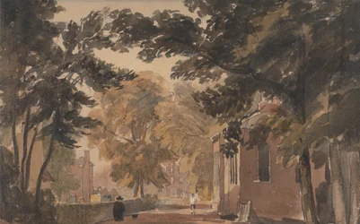 Eine Straße in Harborne