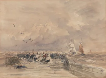 Dieppe Pier, steife Brise