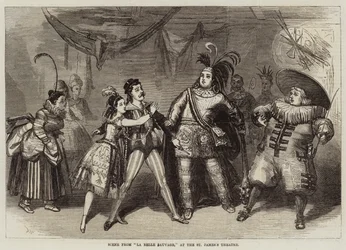 Szene aus La Belle Sauvage, im St James