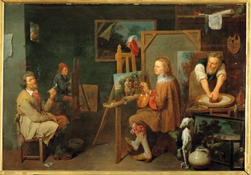 Studie des Malers