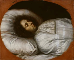 Karl XI. (1655-1697), König von Schweden und Pfalzgraf von Zweibrücken, auf dem Sterbebett, 1697