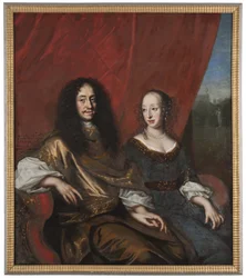 Gustav Adolf, 1633-1695, Herzog von Mecklenburg-Güstrow. Magdalena Sibylla, 1631-1719, von Holstein