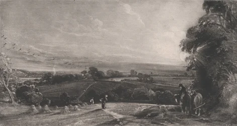 Herbstlicher Sonnenuntergang, 1830