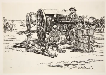Essenszeit: Männer der RFA, Illustration aus 