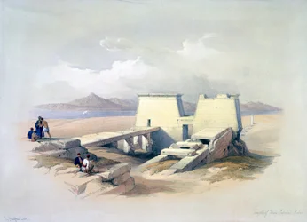 Tempel von Wady Saboua, Nubien, 19. Jahrhundert