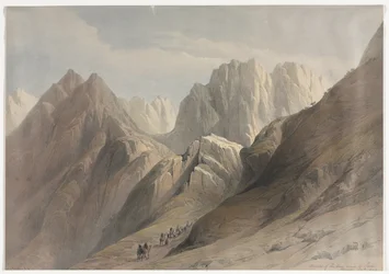 Aufstieg des unteren Bereichs des Sinai