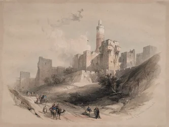 Zitadelle von Jerusalem, außerhalb der Mauern, Turm Davids