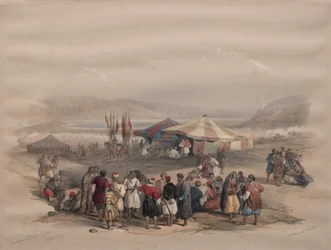 Lager der Pilger, Jericho, 1839