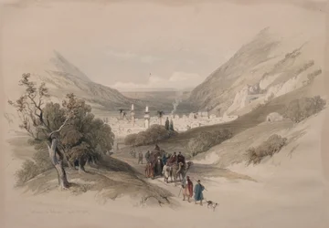 Eingang nach Nablus, 1839