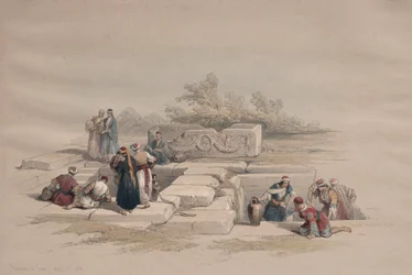 Brunnen in Kana, 1839