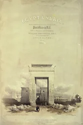 Großes Tor zum Tempel von Karnak, Titelblatt zu 