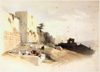 Im Heiligen Land: Jerusalem, das Goldene Tor (Gravur)